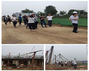 萬通公司組織員工觀摩康芝路建設(shè)活動(dòng)